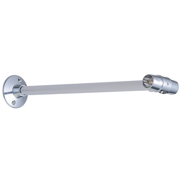 Vintage 12" Wall Support, Polished Chrome